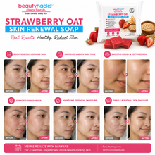Load image into Gallery viewer, Strawberry Oat Skin Renewal Soap (7 bars X 80g/bar Pack)