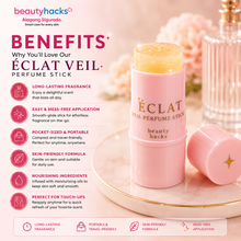 Load image into Gallery viewer, Beauty Hacks ÉCLAT VEIL Perfume Stick | Solid Fragrance Balm for On-the-Go Freshness