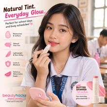 Load image into Gallery viewer, Beauty Hacks BUTTER SHIMMER Tint Lip Balm