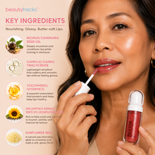 Load image into Gallery viewer, Beauty Hacks BUTTER HYDRA LIPS Shimmer Tint Gloss