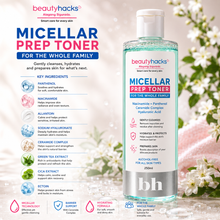 Load image into Gallery viewer, Beauty Hacks MICELLAR PREP TONER For The Whole Family