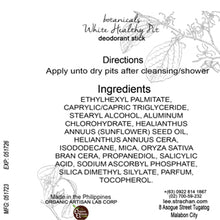 Load image into Gallery viewer, White Healthy Pit Deodorant Stick