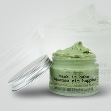 Load image into Gallery viewer, Mask it Babe, Because Zit Happens Face Mask