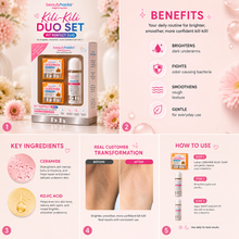Load image into Gallery viewer, KILI-KILI DUO SET Underarm Whitening &amp; Deodorizing Kit | Dark Underarms, Chicken Skin &amp; Body Odor
