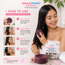 Load image into Gallery viewer, Beauty Hacks FRIZZ RESCUE CONDITIONER BAR – Smooth, Soft &amp; Manageable Hair
