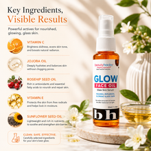 Load image into Gallery viewer, Beauty Hacks GLOW FACE OIL-Hydrating &amp; Radiance Boosting Facial Oil, 35ml
