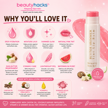 Load image into Gallery viewer, Beauty Hacks BUTTER SHIMMER Tint Lip Balm
