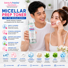 Load image into Gallery viewer, Beauty Hacks MICELLAR PREP TONER For The Whole Family
