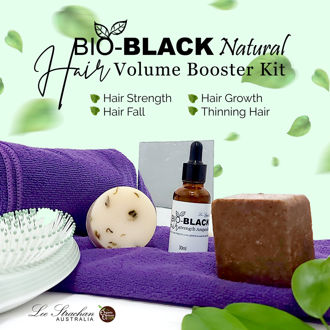 Bio-Black Natural  Hair Volume Booster Kit