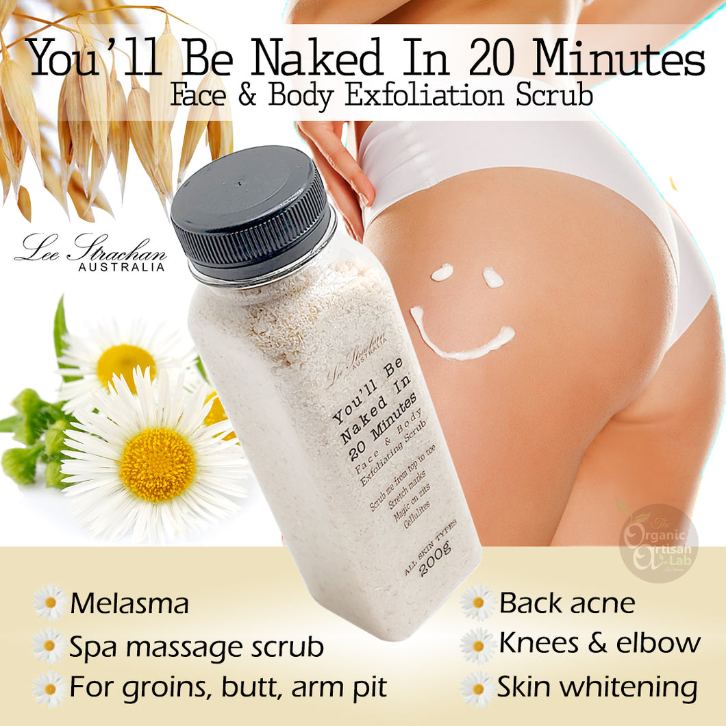 You'll Be Naked in 20 Minutes, Face & Body Exfoliating Scrub 200g